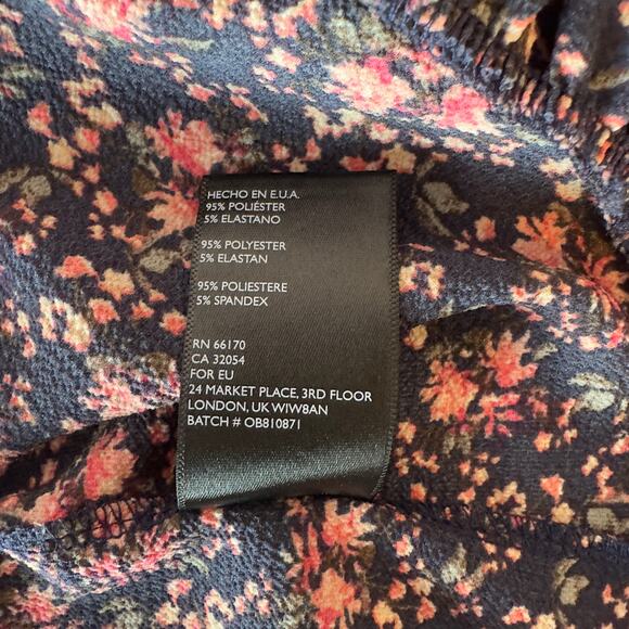 Free People All My Love Wrap Slip Floral Ruffle Mini Dress Size XS Boho Summer - Picture 6 of 6